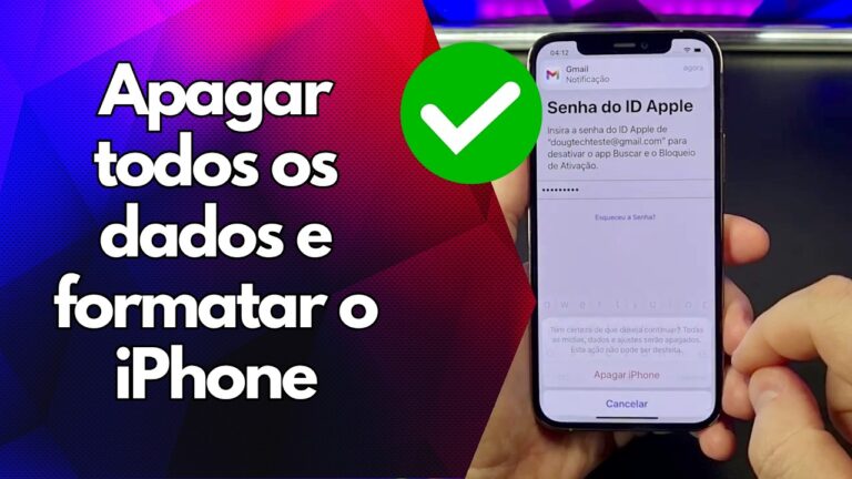 ✅ Apagar todos os dados e formatar o iPhone