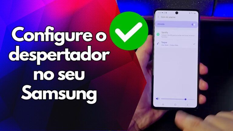 ✅ Configure o despertador no seu Samsung