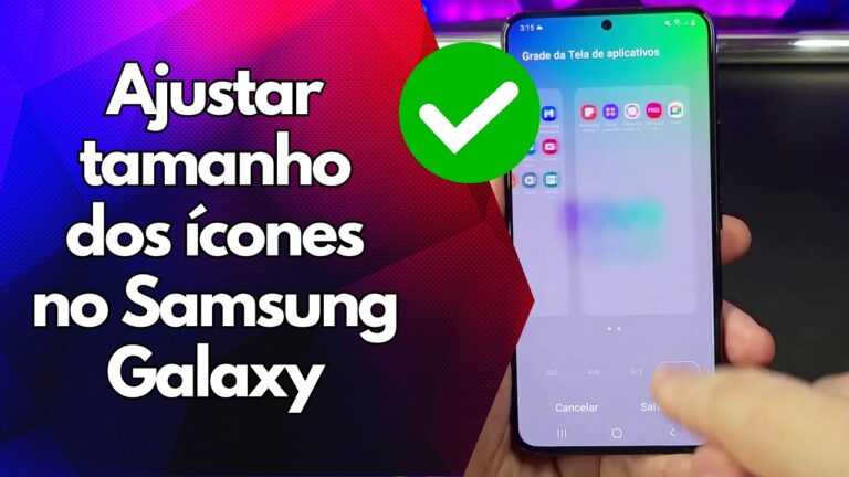✅ Ajustar tamanho dos ícones no Samsung Galaxy