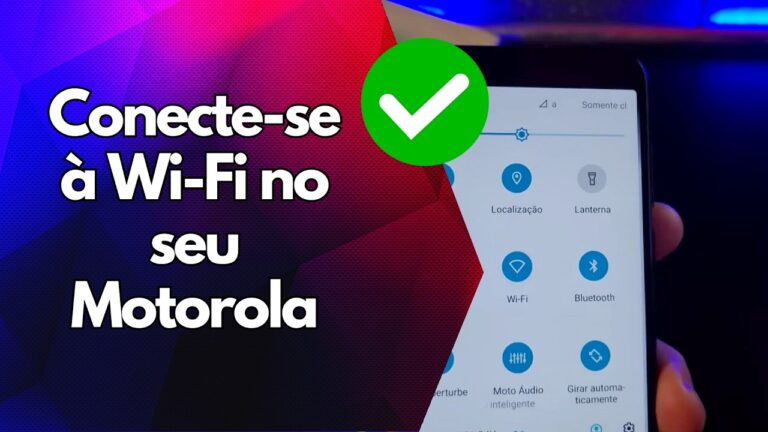 ✅ Conecte se à Wi Fi no seu Motorola