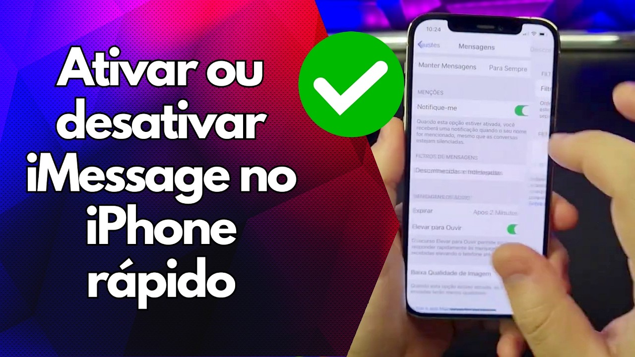 ✅ Ativar ou desativar iMessage no iPhone rápido ✅ Ativar ou desativar iMessage no iPhone rápido
