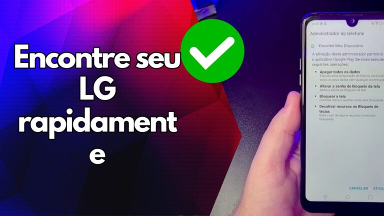 ✅ Encontre seu LG rapidamente