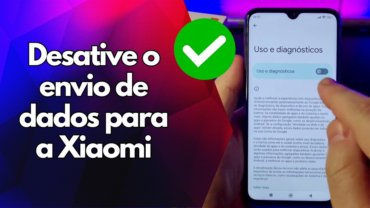 ✅ Desative o envio de dados para a Xiaomi ✅ Desative o envio de dados para a Xiaomi