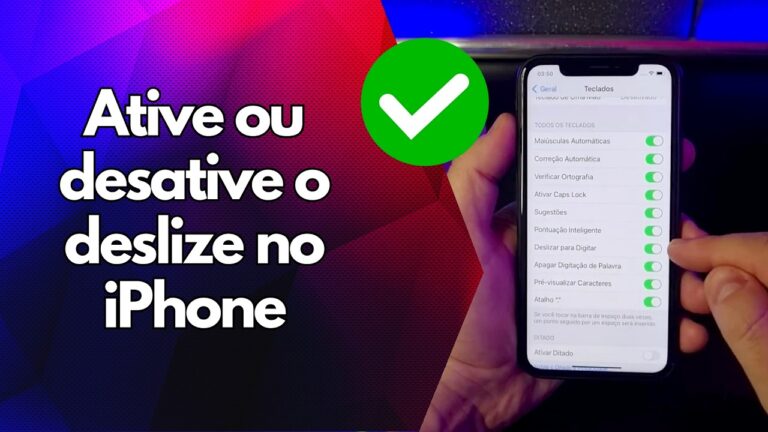 ✅ Ative ou desative o deslize no iPhone