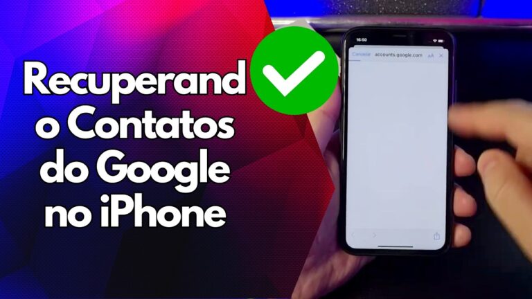 ✅ Recuperando Contatos do Google no iPhone