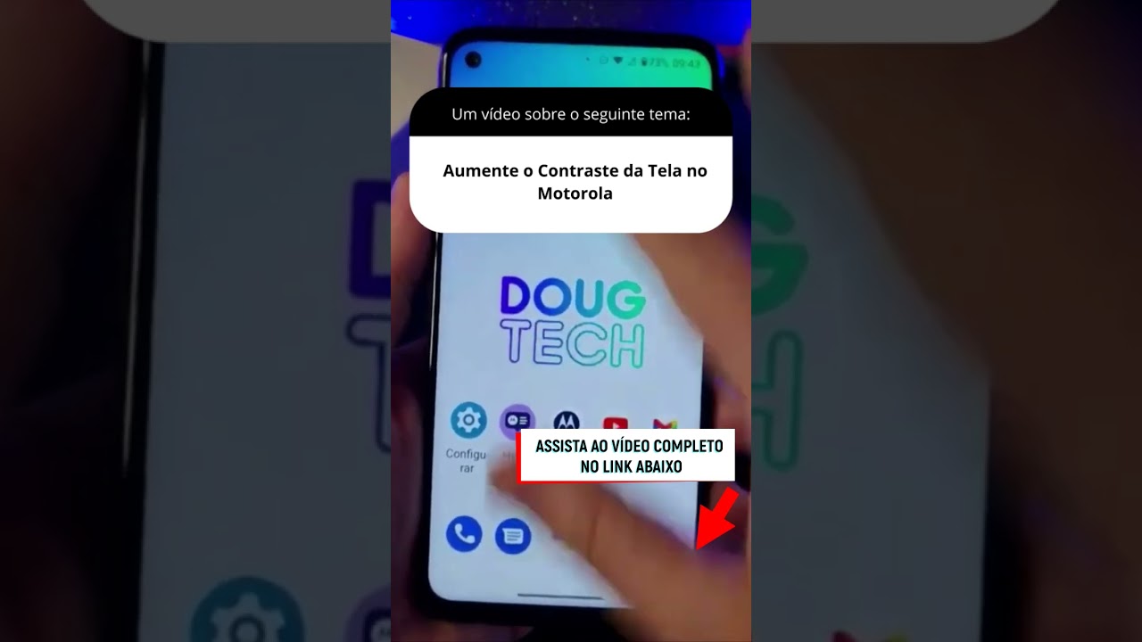 Aumente o Contraste da Tela no Motorola Aumente o Contraste da Tela no Motorola