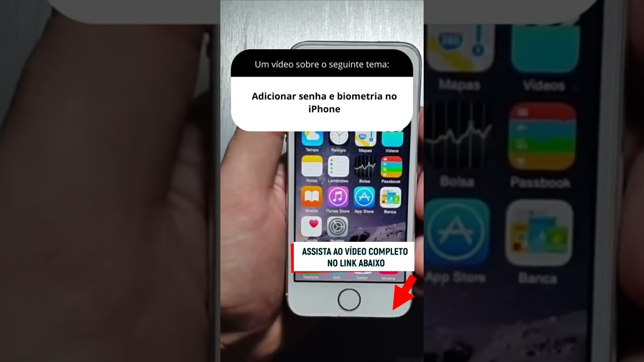 Adicionar senha e biometria no iPhone Adicionar senha e biometria no iPhone