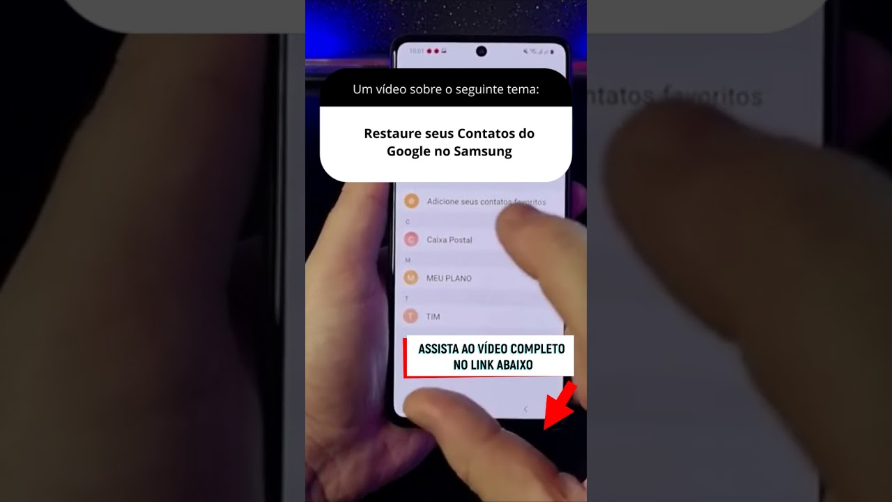Restaure seus Contatos do Google no Samsung Restaure seus Contatos do Google no Samsung