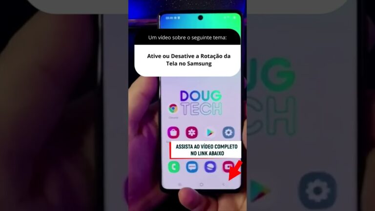 Ative ou Desative a Rotação da Tela no Samsung