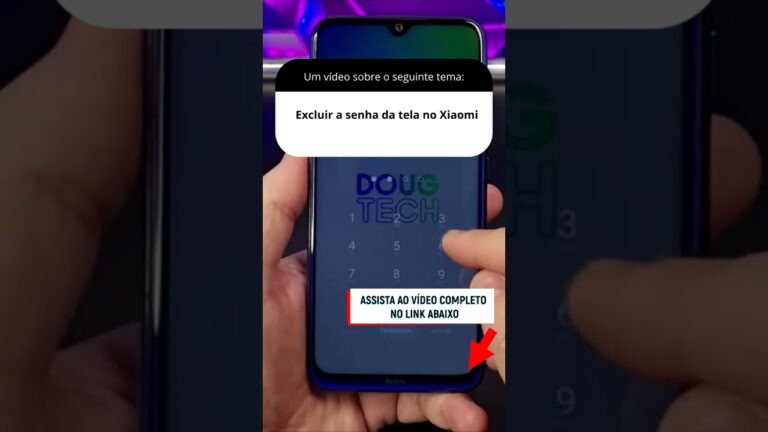 Excluir a senha da tela no Xiaomi