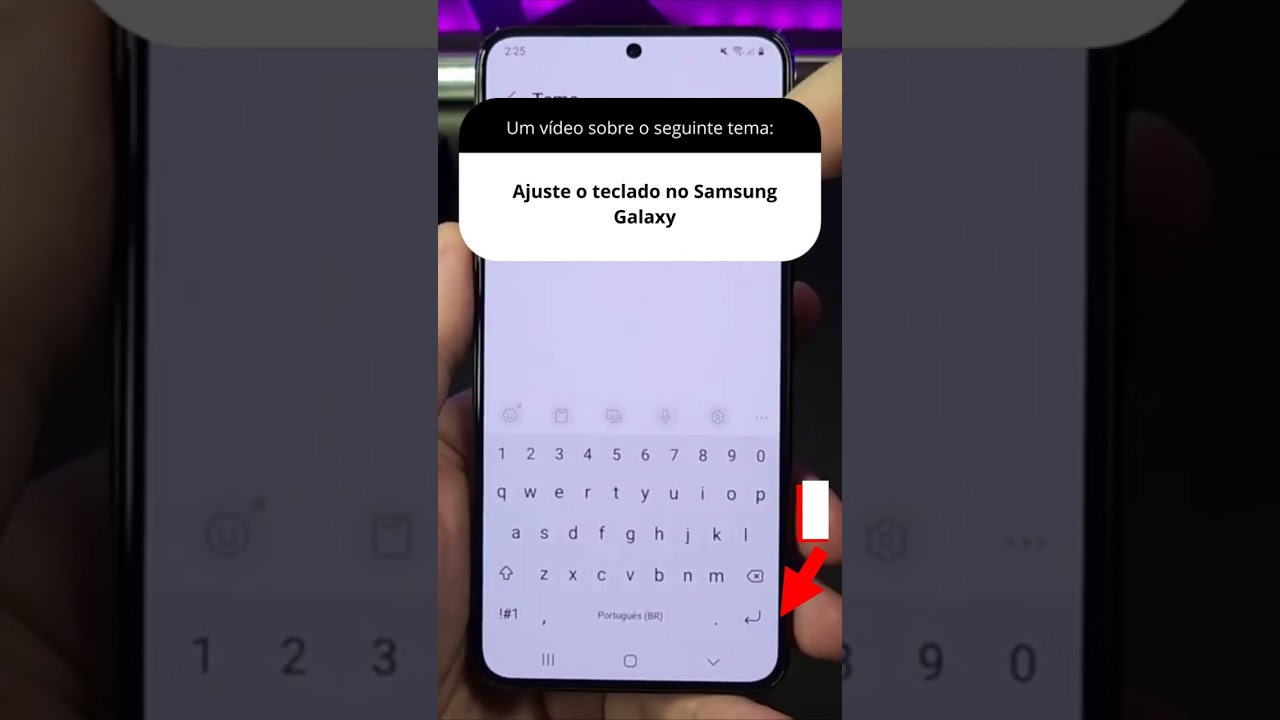 Ajuste o teclado no Samsung Galaxy Ajuste o teclado no Samsung Galaxy