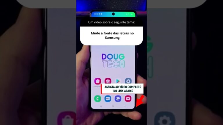 Mude a fonte das letras no Samsung