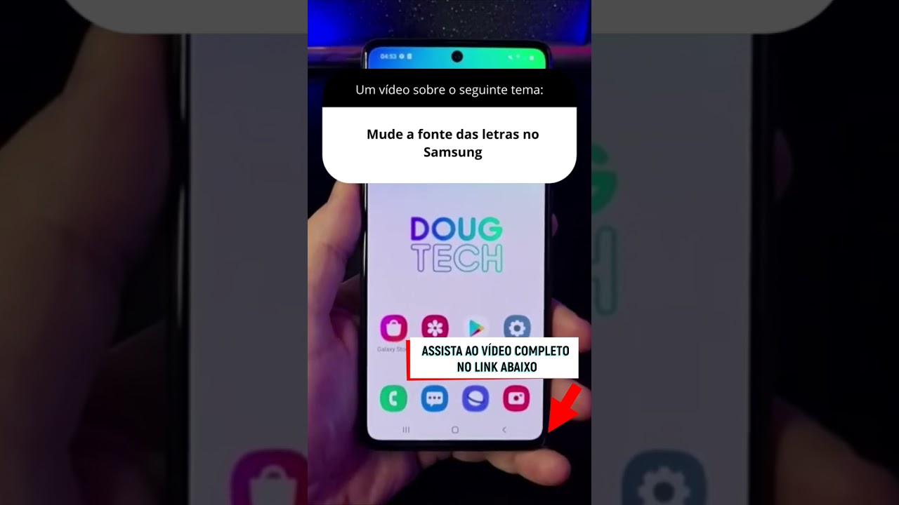 Mude a fonte das letras no Samsung Mude a fonte das letras no Samsung
