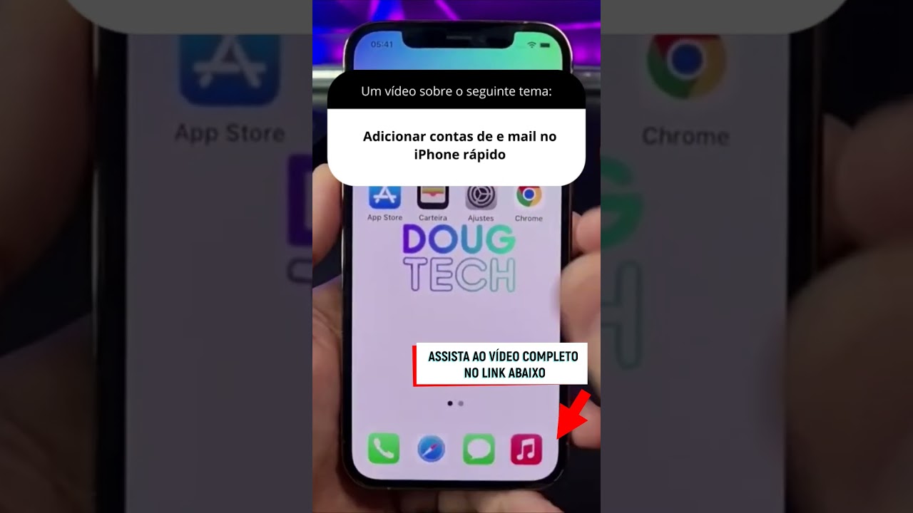 Adicionar contas de e mail no iPhone rápido Adicionar contas de e mail no iPhone rápido