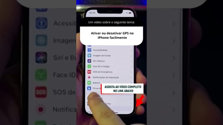 Ativar ou desativar GPS no iPhone facilmente