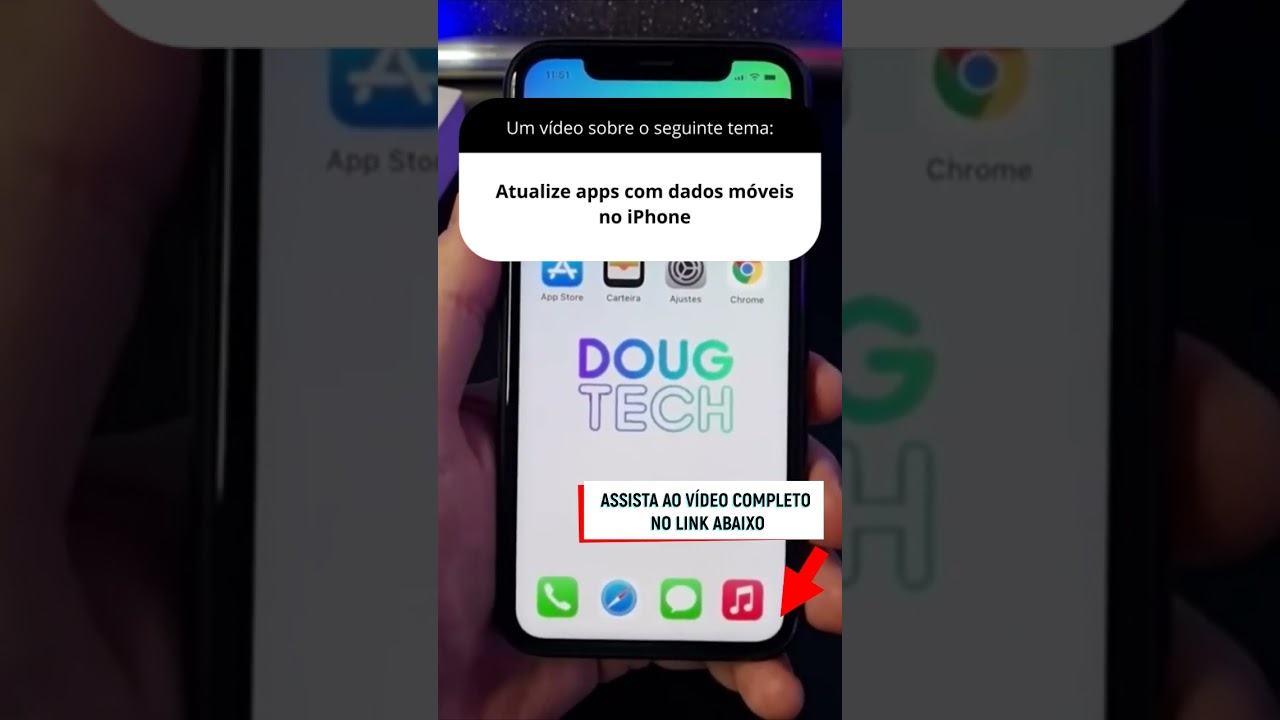 Atualize apps com dados móveis no iPhone Atualize apps com dados móveis no iPhone
