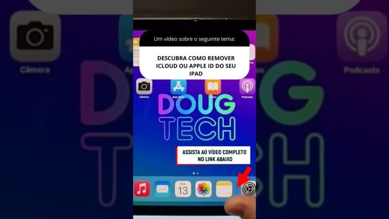 DESCUBRA COMO REMOVER ICLOUD OU APPLE ID DO SEU IPAD