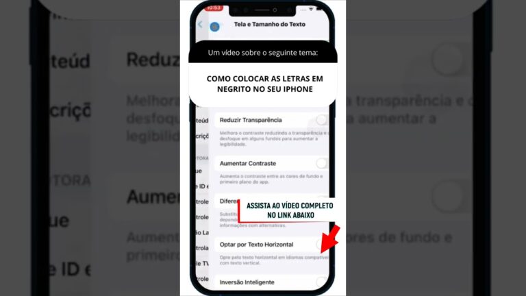 COMO COLOCAR AS LETRAS EM NEGRITO NO SEU IPHONE
