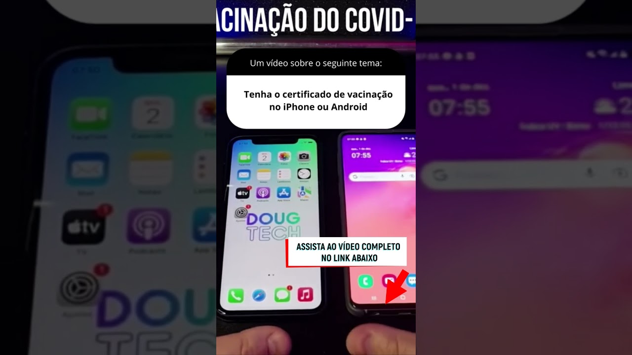 Tenha o certificado de vacinação no iPhone ou Android Tenha o certificado de vacinação no iPhone ou Android