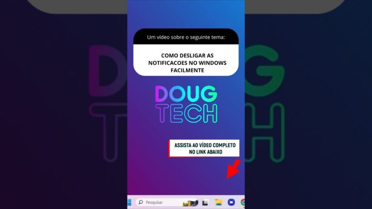 COMO DESLIGAR AS NOTIFICACOES NO WINDOWS FACILMENTE
