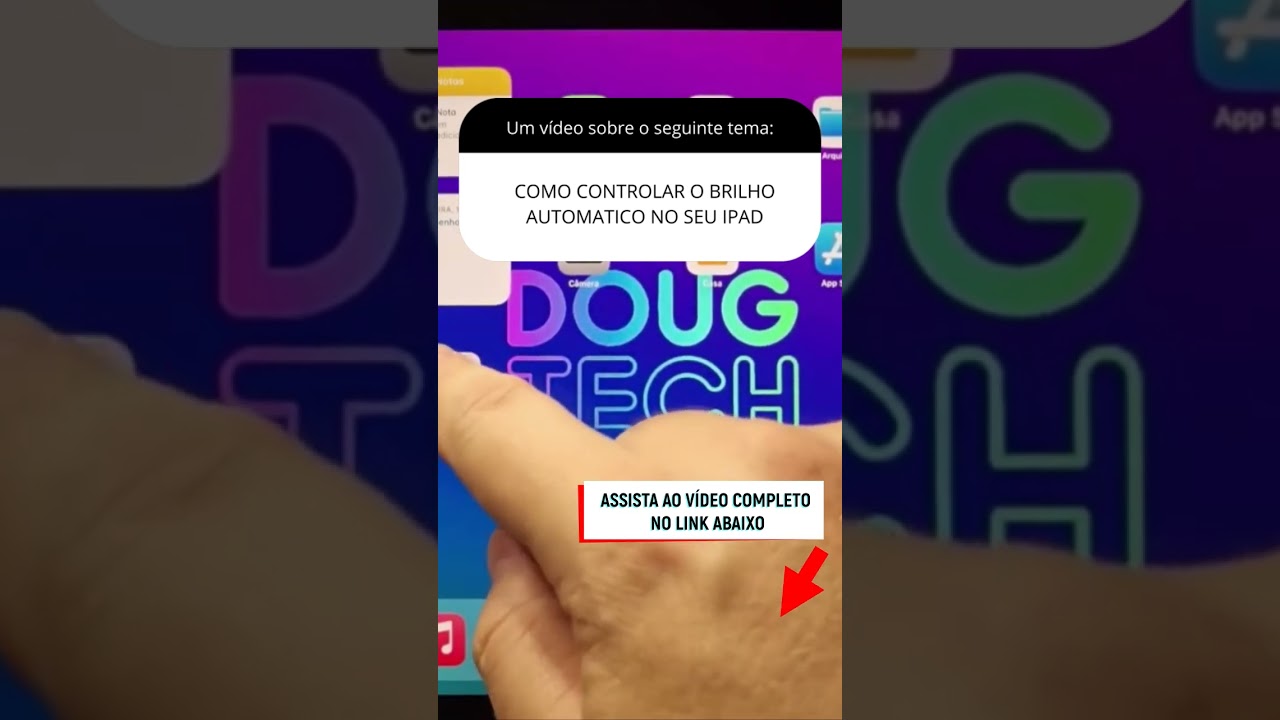 COMO CONTROLAR O BRILHO AUTOMATICO NO SEU IPAD COMO CONTROLAR O BRILHO AUTOMATICO NO SEU IPAD