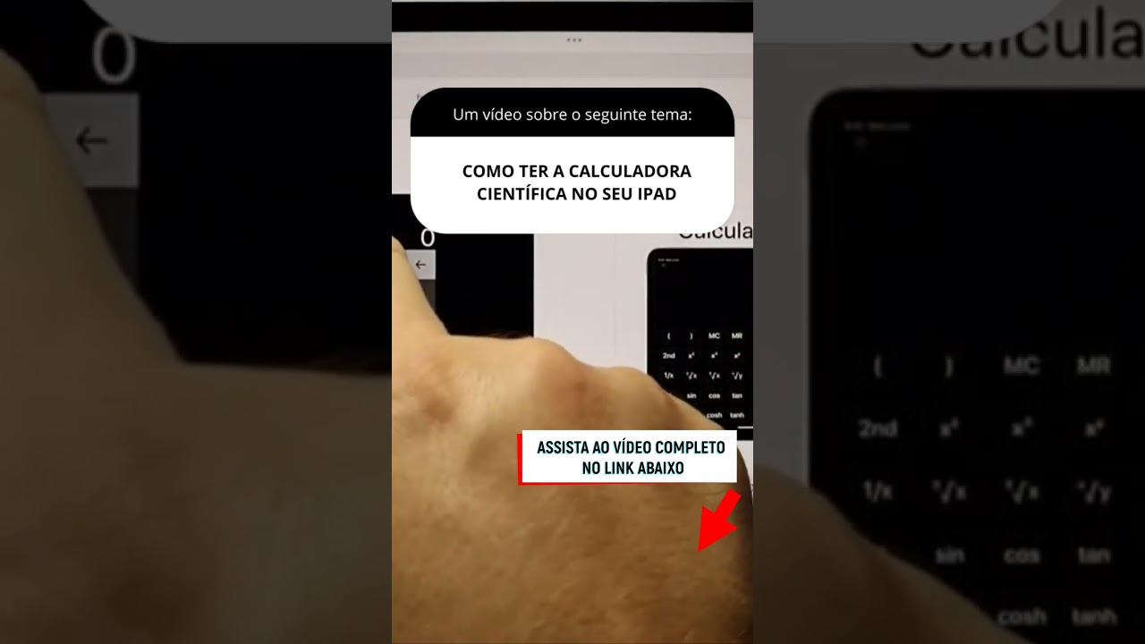 COMO TER A CALCULADORA CIENTÍFICA NO SEU IPAD COMO TER A CALCULADORA CIENTÍFICA NO SEU IPAD