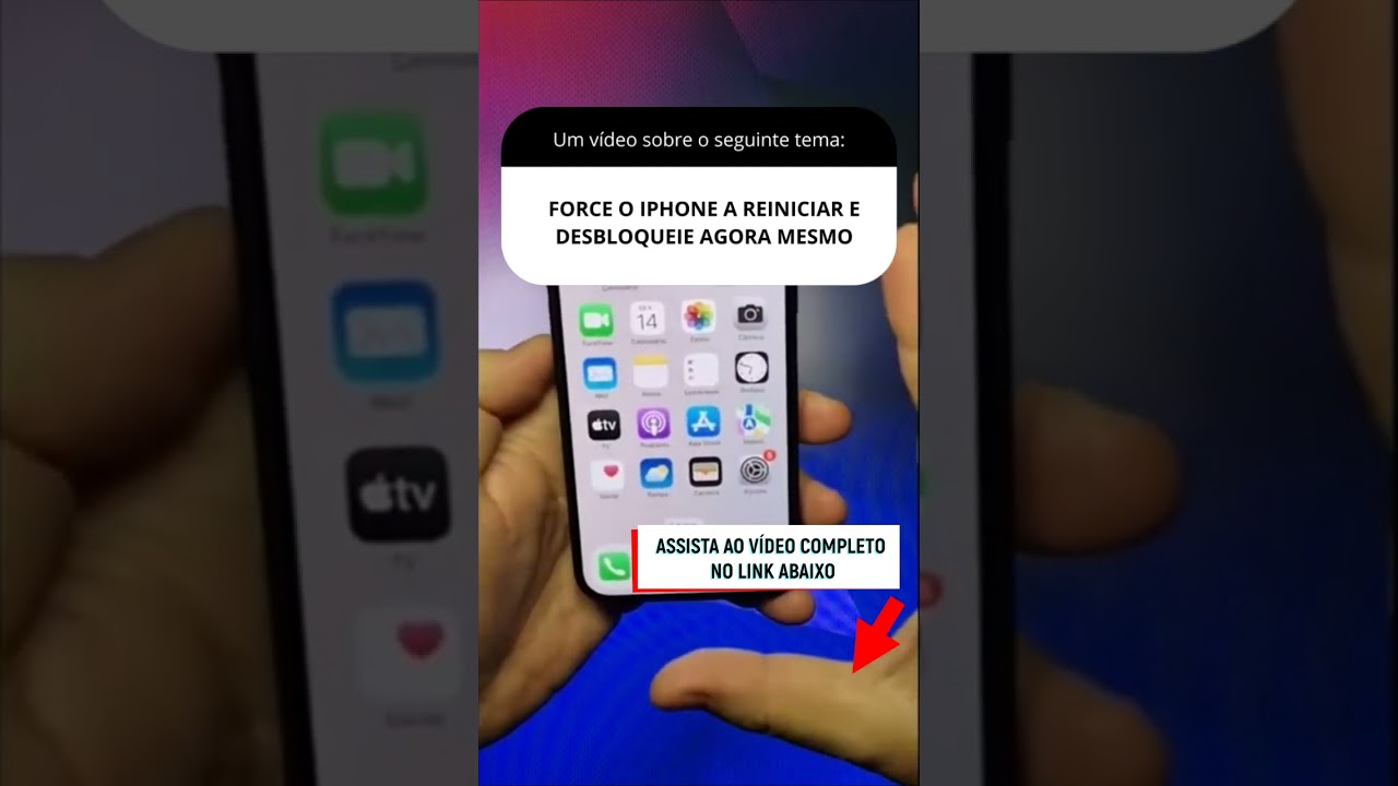 FORCE O IPHONE A REINICIAR E DESBLOQUEIE AGORA MESMO FORCE O IPHONE A REINICIAR E DESBLOQUEIE AGORA MESMO
