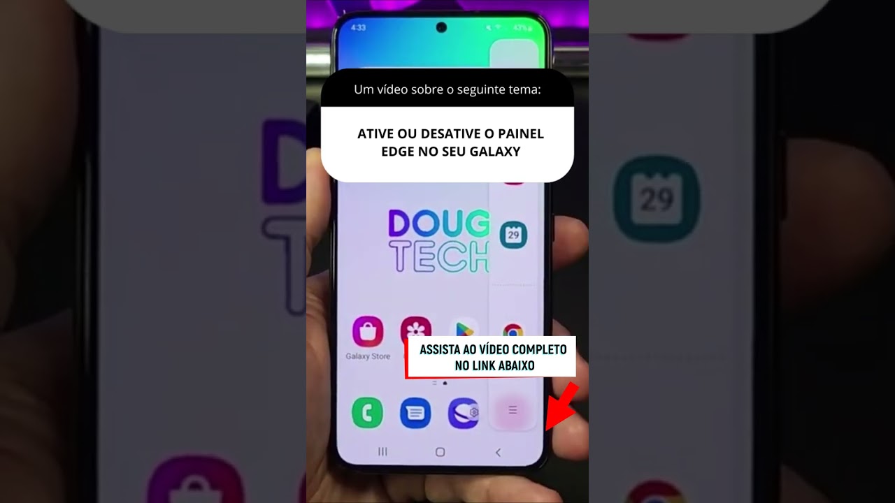 ATIVE OU DESATIVE O PAINEL EDGE NO SEU GALAXY ATIVE OU DESATIVE O PAINEL EDGE NO SEU GALAXY