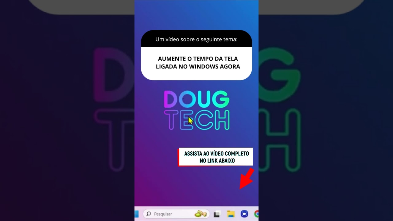 AUMENTE O TEMPO DA TELA LIGADA NO WINDOWS AGORA