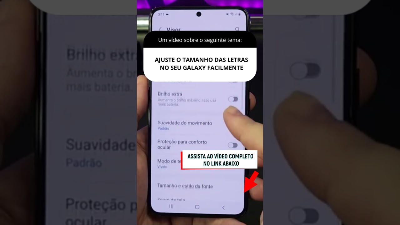 AJUSTE O TAMANHO DAS LETRAS NO SEU GALAXY FACILMENTE AJUSTE O TAMANHO DAS LETRAS NO SEU GALAXY FACILMENTE