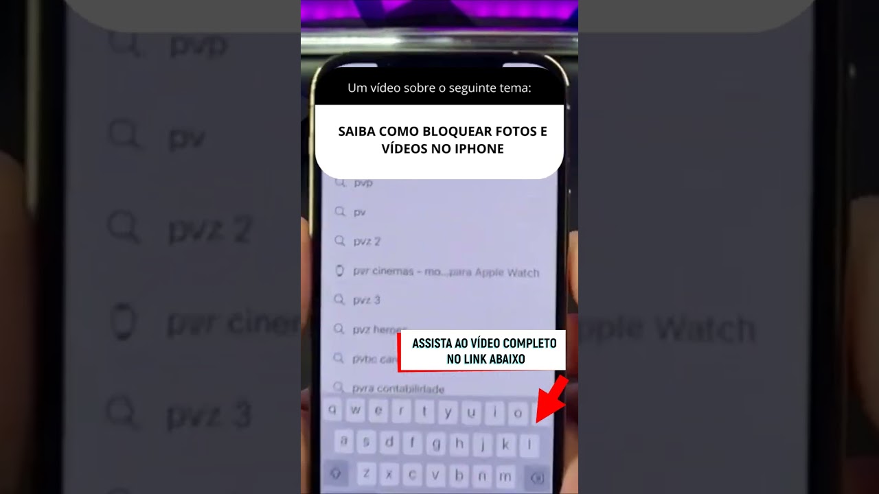 SAIBA COMO BLOQUEAR FOTOS E VÍDEOS NO IPHONE SAIBA COMO BLOQUEAR FOTOS E VÍDEOS NO IPHONE