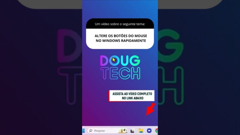 ALTERE OS BOTÕES DO MOUSE NO WINDOWS RAPIDAMENTE