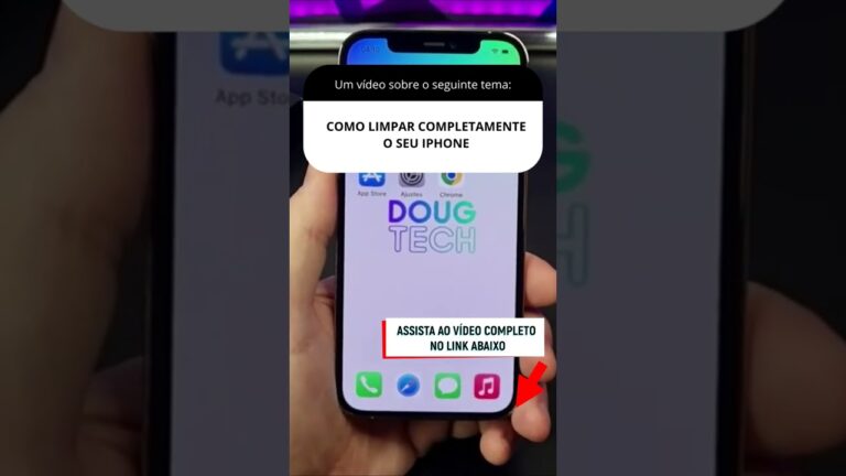 COMO LIMPAR COMPLETAMENTE O SEU IPHONE