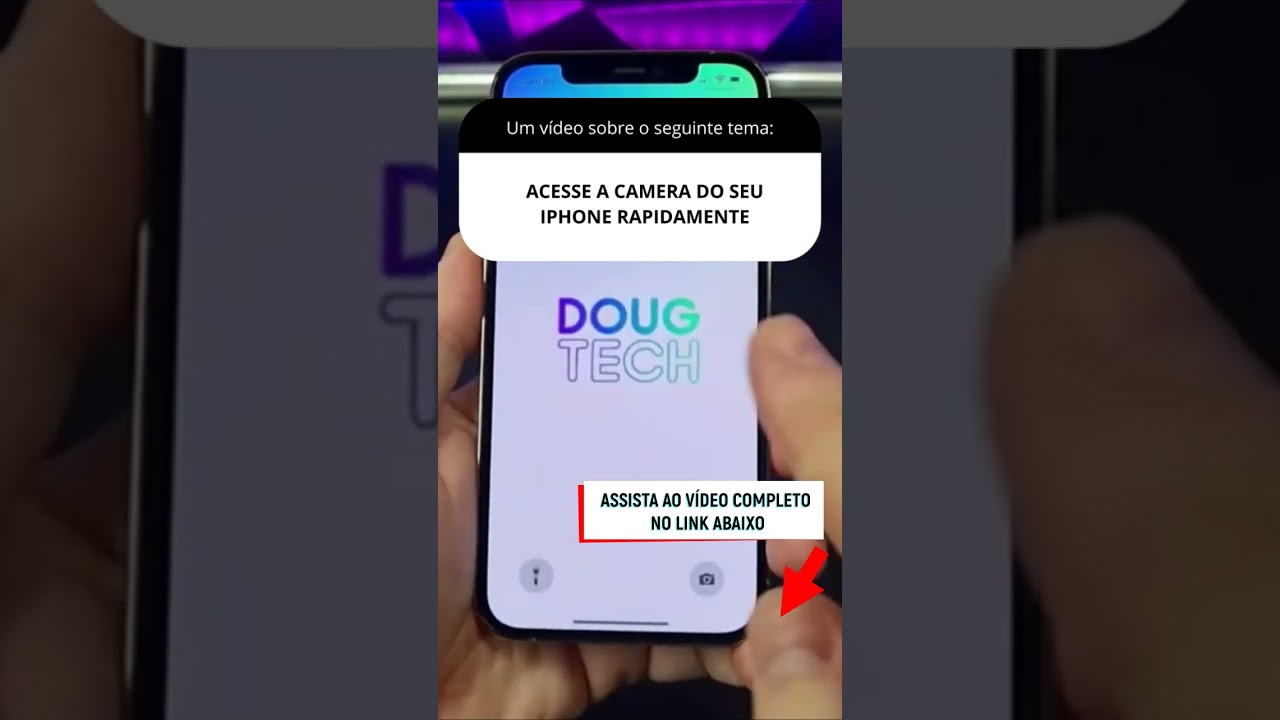 ACESSE A CAMERA DO SEU IPHONE RAPIDAMENTE ACESSE A CAMERA DO SEU IPHONE RAPIDAMENTE