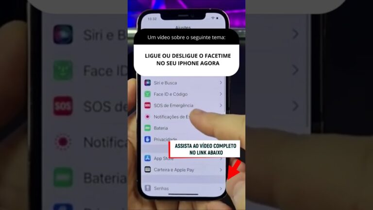 LIGUE OU DESLIGUE O FACETIME NO SEU IPHONE AGORA