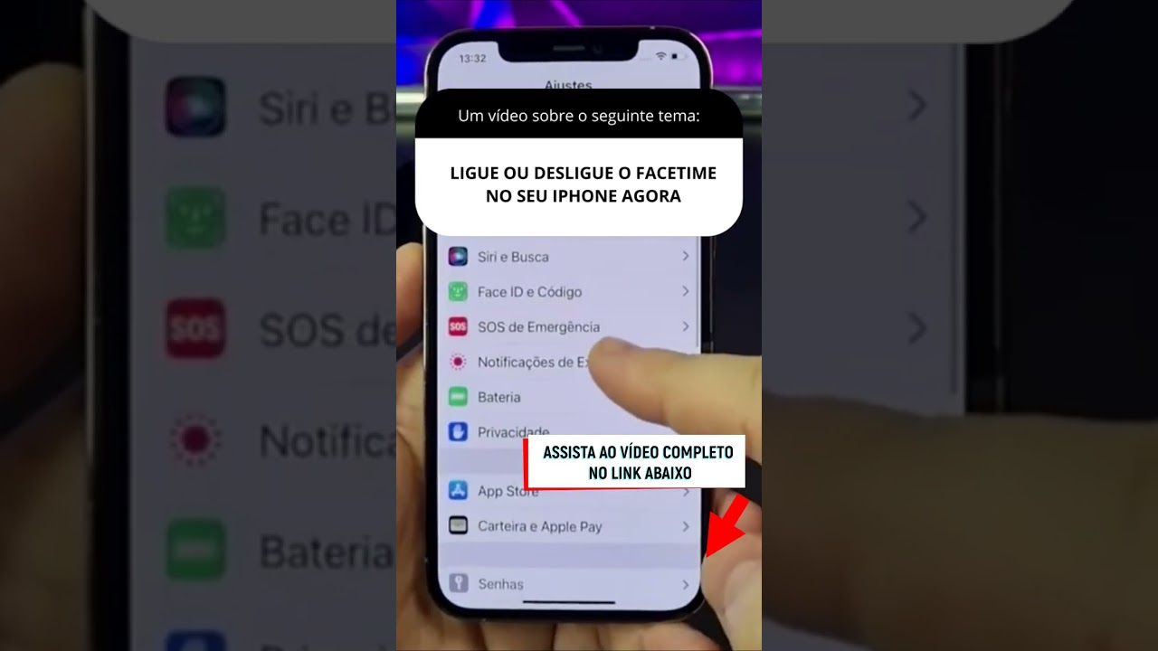 LIGUE OU DESLIGUE O FACETIME NO SEU IPHONE AGORA LIGUE OU DESLIGUE O FACETIME NO SEU IPHONE AGORA