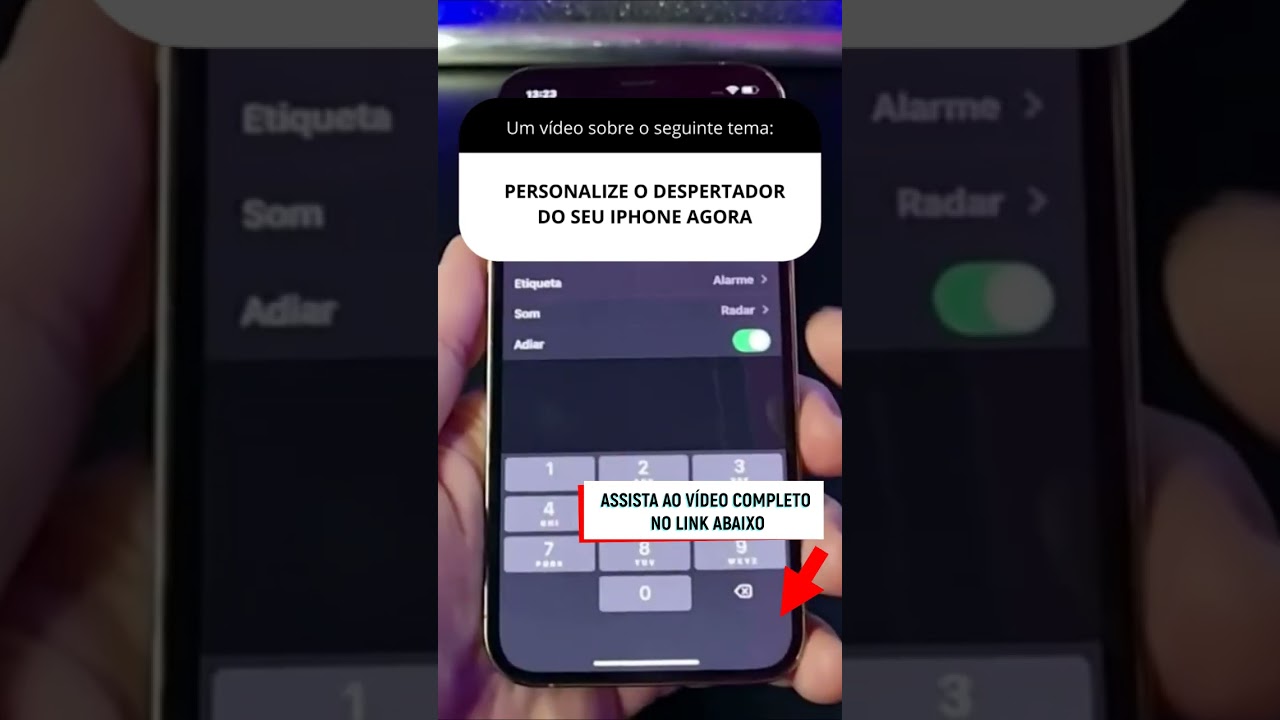 PERSONALIZE O DESPERTADOR DO SEU IPHONE AGORA PERSONALIZE O DESPERTADOR DO SEU IPHONE AGORA