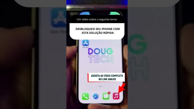 DESBLOQUEIE SEU IPHONE COM ESTA SOLUÇÃO RÁPIDA