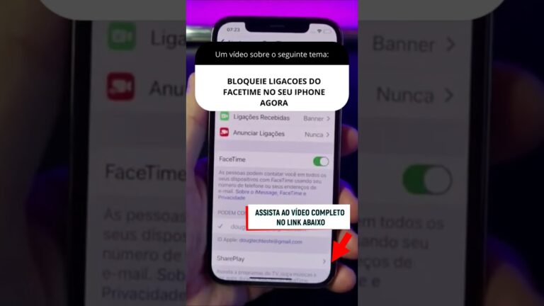BLOQUEIE LIGACOES DO FACETIME NO SEU IPHONE AGORA