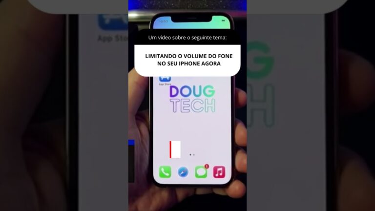 LIMITANDO O VOLUME DO FONE NO SEU IPHONE AGORA