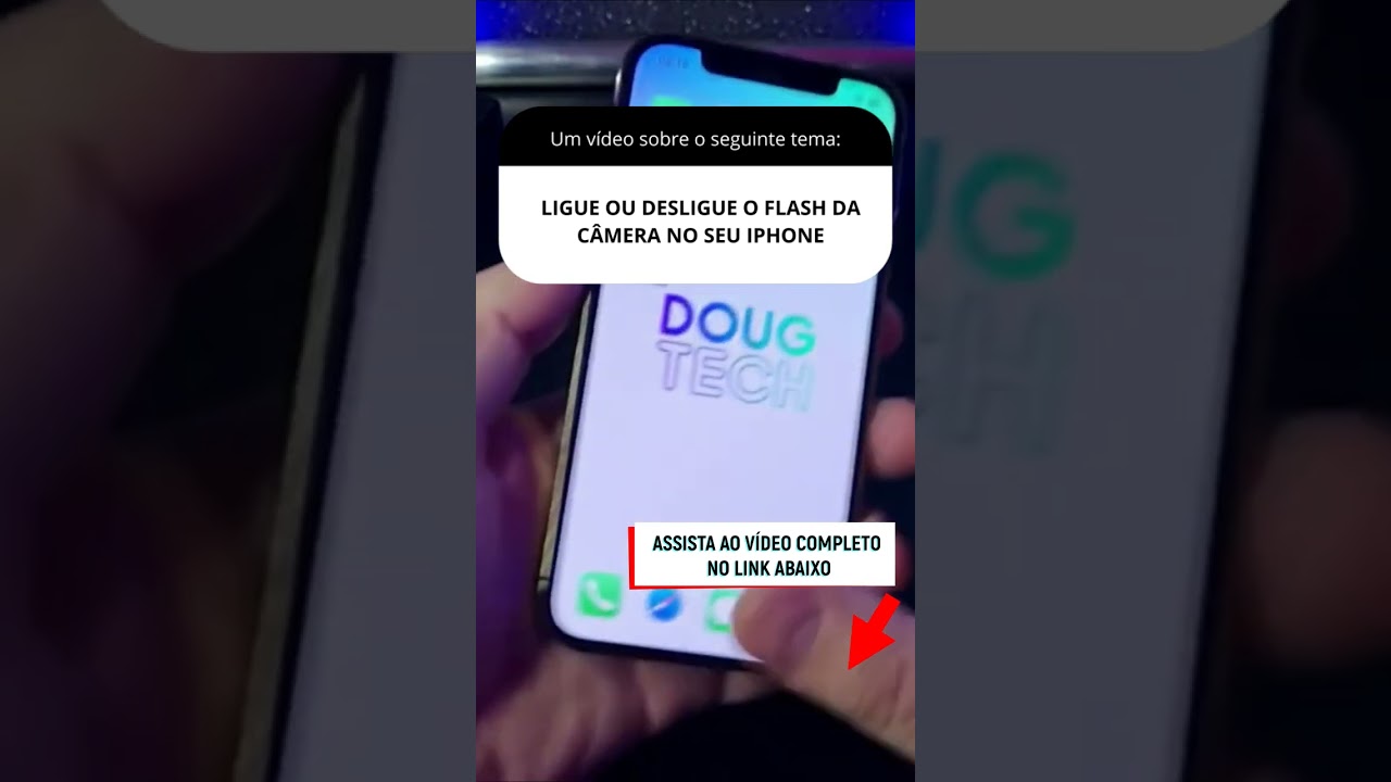 LIGUE OU DESLIGUE O FLASH DA CÂMERA NO SEU IPHONE