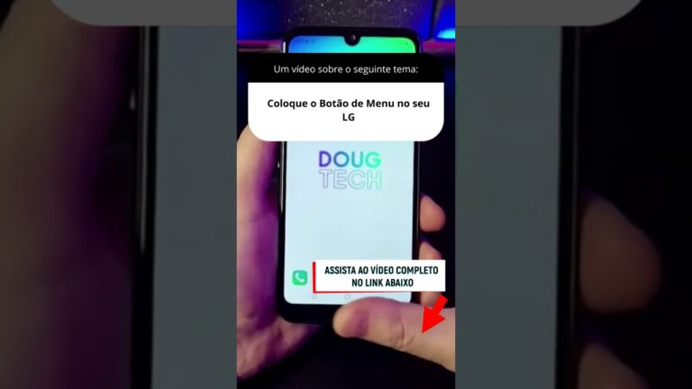Coloque o Botão de Menu no seu LG