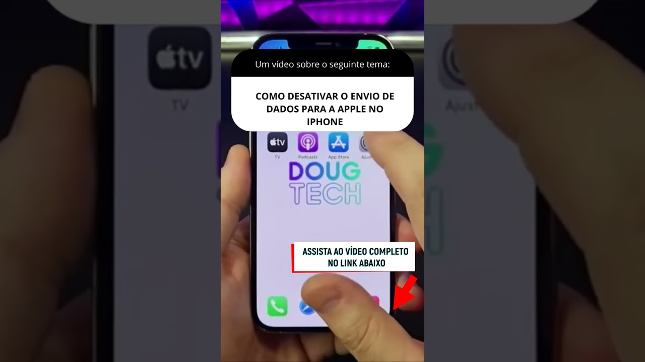 COMO DESATIVAR O ENVIO DE DADOS PARA A APPLE NO IPHONE COMO DESATIVAR O ENVIO DE DADOS PARA A APPLE NO IPHONE