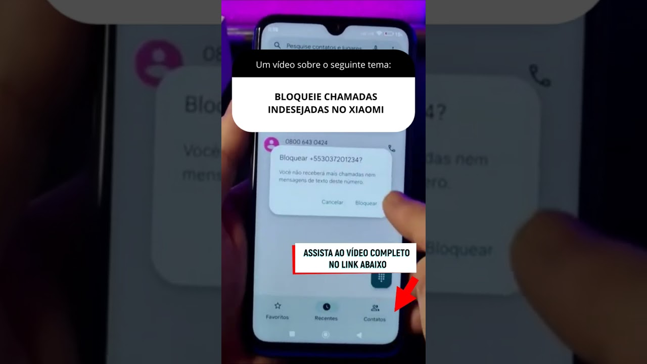 BLOQUEIE CHAMADAS INDESEJADAS NO XIAOMI BLOQUEIE CHAMADAS INDESEJADAS NO XIAOMI