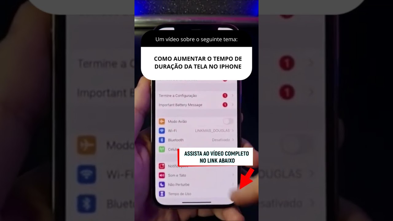 COMO AUMENTAR O TEMPO DE DURAÇÃO DA TELA NO IPHONE COMO AUMENTAR O TEMPO DE DURAÇÃO DA TELA NO IPHONE