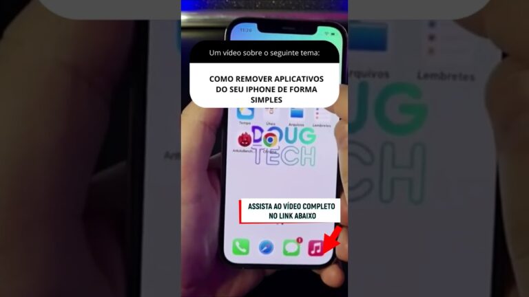 COMO REMOVER APLICATIVOS DO SEU IPHONE DE FORMA SIMPLES