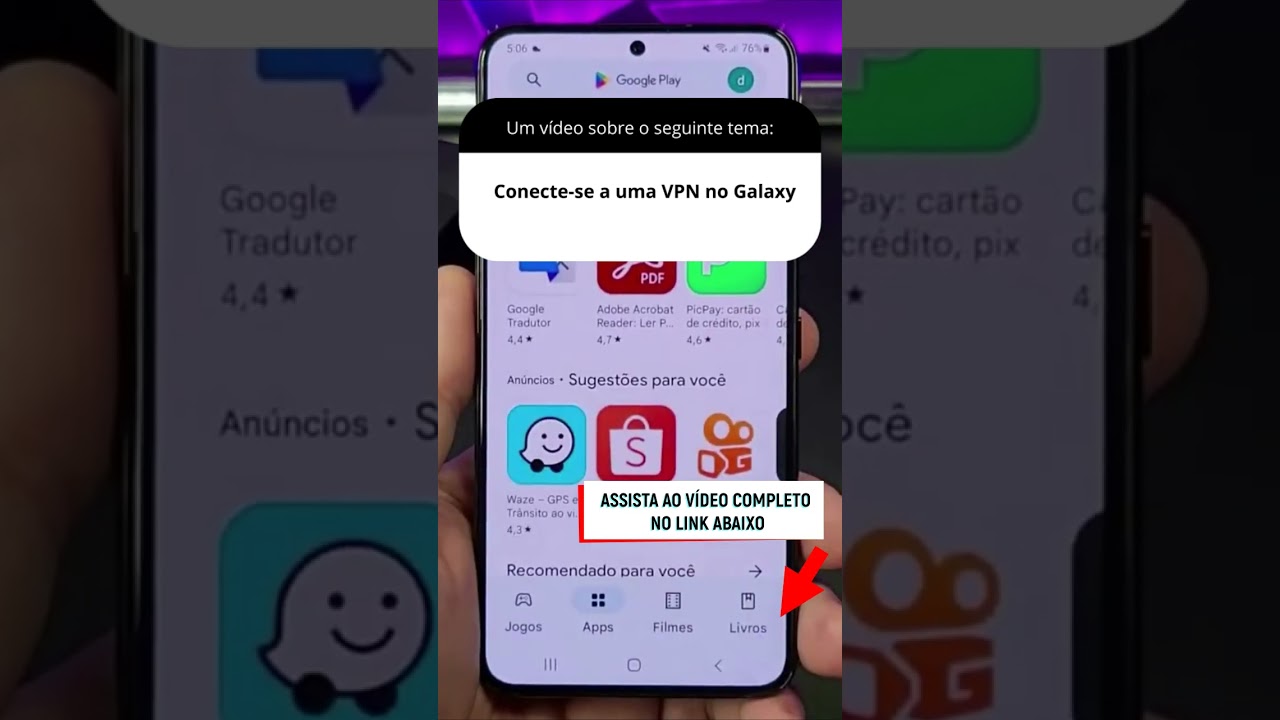 Conecte se a uma VPN no Galaxy Conecte se a uma VPN no Galaxy