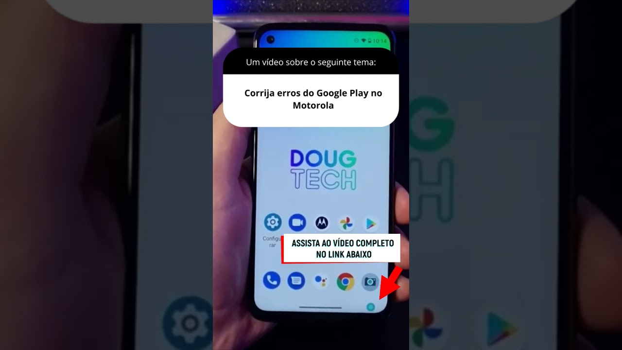 Corrija erros do Google Play no Motorola Corrija erros do Google Play no Motorola