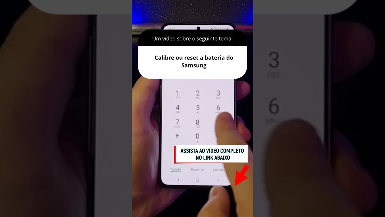 Calibre ou reset a bateria do Samsung