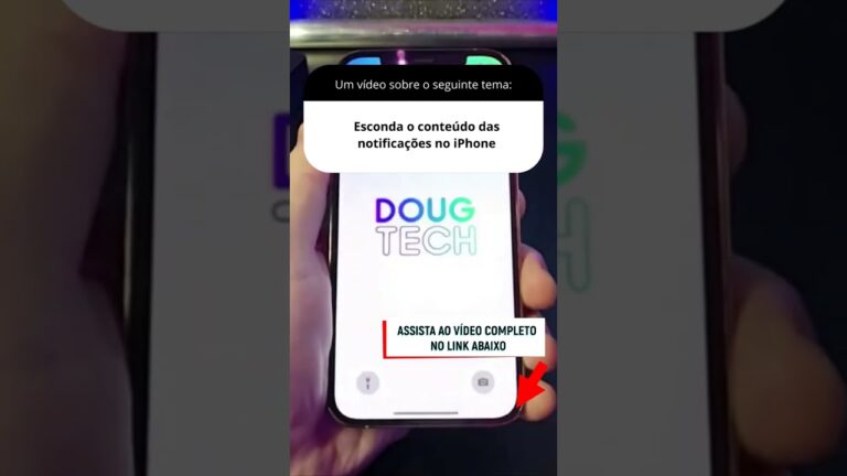 Esconda o conteúdo das notificações no iPhone